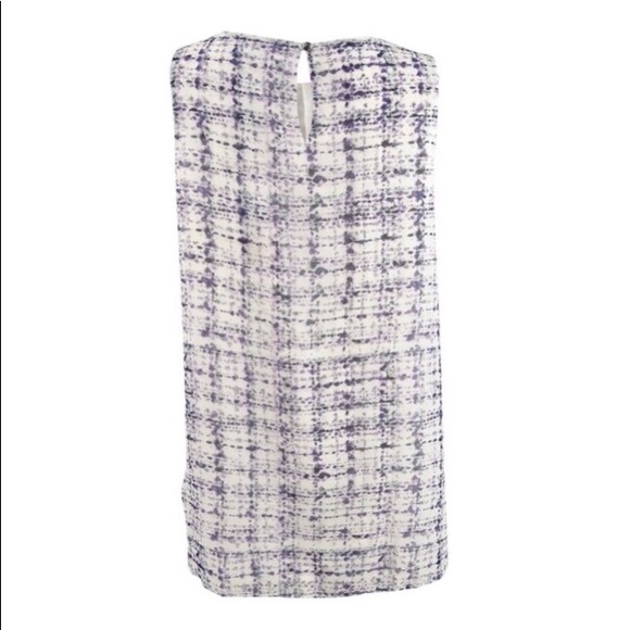 NWT Calvin Klein sleeveless printed blouse - Picture 2 of 2